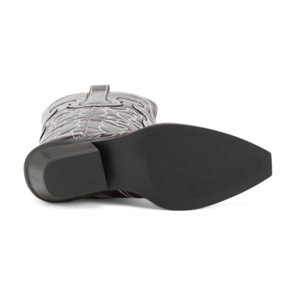 GANNI Mid Shaft Embroidered Western Boots - Picture 3 of 3